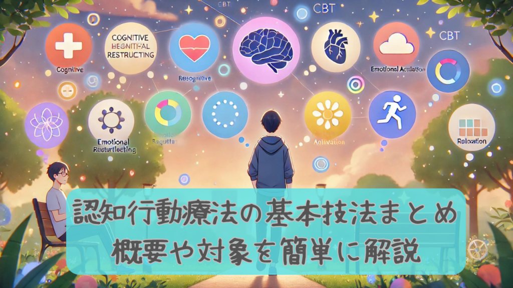 【認知行動療法の基本技法】概要や対象を簡単に解説! | Tetsuya's マインドパレス