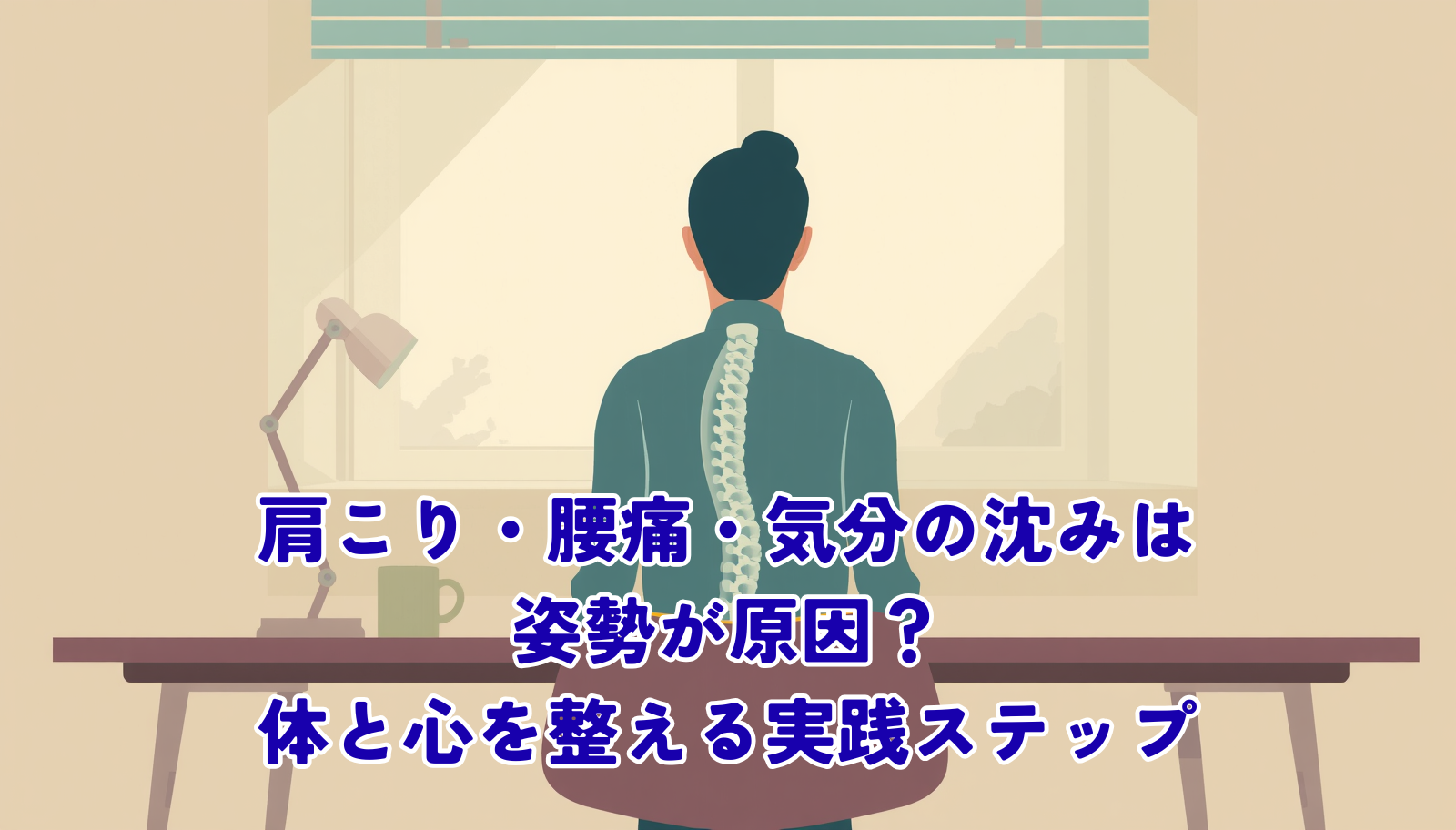 肩こり、腰痛、気分の沈みは姿勢が原因？