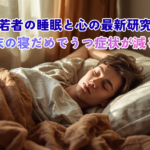 A young person in their late teens sleeping peacefully in a cozy bed on a sunny weekend morning, soft natural morning light through linen curtains, warm earthy color palette (terracotta, sage green, cream, oatmeal), gentle and calming mood, natural textures, lifestyle editorial photography style, shallow depth of field, no text. Aspect ratio 1200x630.